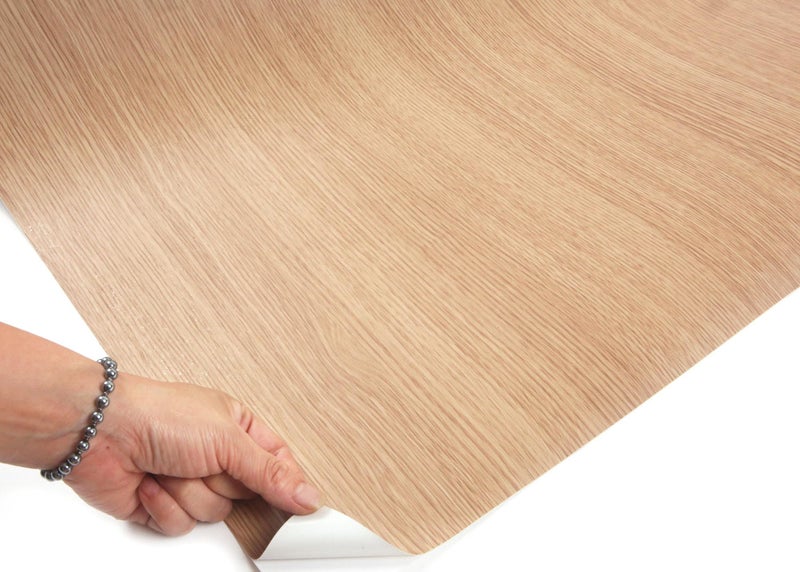 ROSEROSA Peel and Stick PVC Faux Wood Self-Adhesive Wallpaper Covering Counter Top Shelf Liner Oak Wood (WD332 : 2.00 Feet X 6.56 Feet) - Image 4